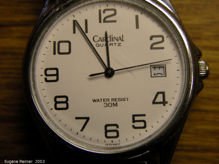 IMG 2003-Jan09 at experiments with my new Nikon 5700 camera:  testing watch flourescent