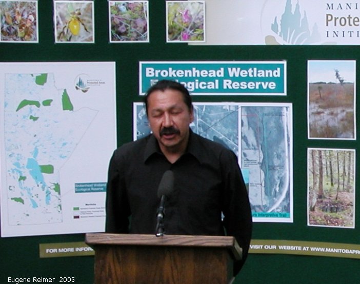 IMG 2005-Jun24 at Ecological Reserve Announcement:  BWER Carl Smith