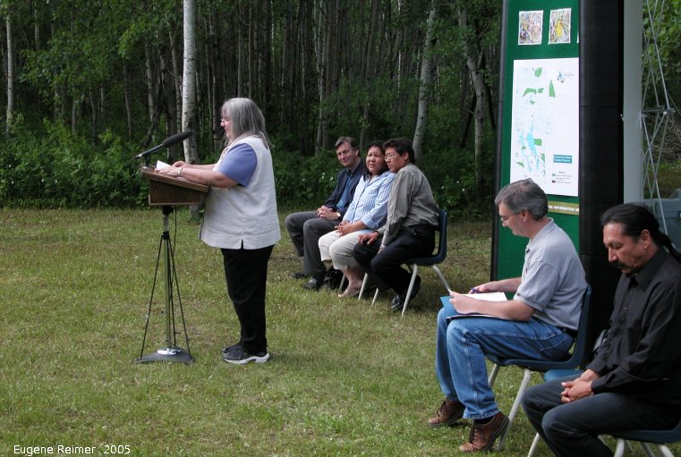 IMG 2005-Jun24 at Ecological Reserve Announcement:  BWER Doris Ames