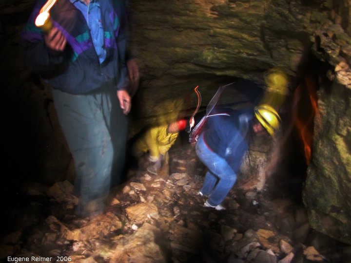 IMG 2006-May27 at Moose-Arm-Pit Cave N of GrandRapids:  group-2006 entering cave