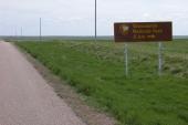 sign: Grasslands National Park