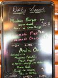 eatery: at the Dempster-Klondike junction specials-board features musk-ox