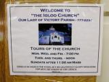 sign: about igloo-church tours
