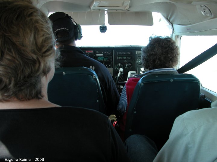 IMG 2008-Jul04 at Tuk aka Tuktoyaktuk and back:  airplane Cessna-207 interior