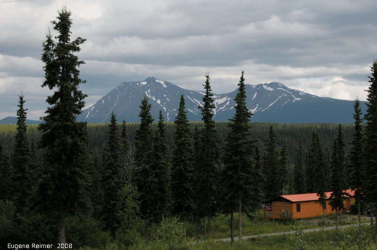 IMG 2008-Jul10 at the TlingitInterpretiveCentre:  scenery view of Dawson Peaks