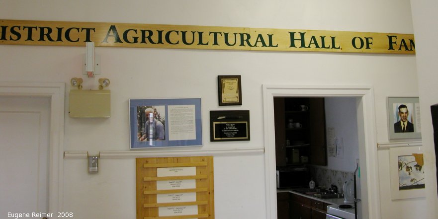 IMG 2008-Jul15 at Beaverlodge-AB:  info on Beaverlodge district Agriculrtural Hall of Fame