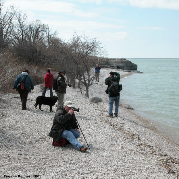 IMG 2009-May16 at Steeprock MB:&nbsp; group-2009 on pebbly beach