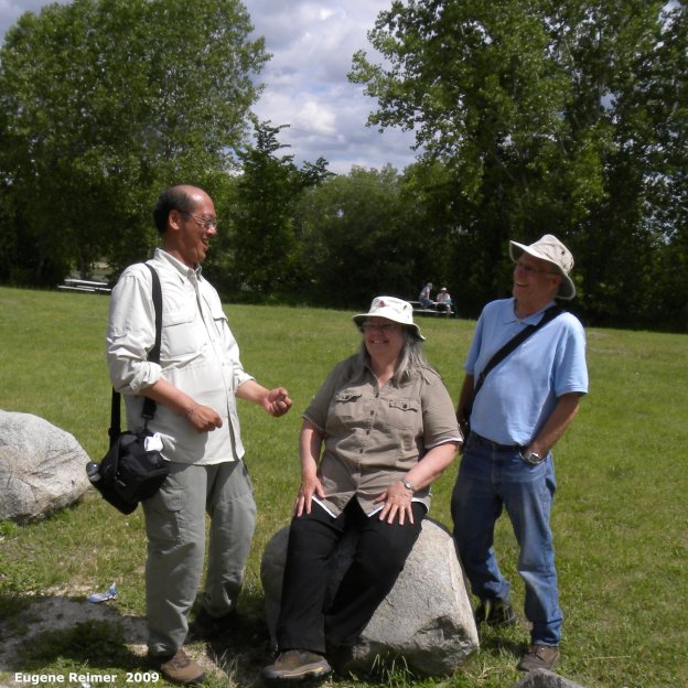IMG 2009-Jul04 at Assiniboine Diversion Spillway Park:  group-2009 Albert+Doris+Richard