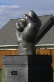 sculpture: Fist by Alexandra Martin
