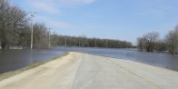 flood water: on St-Marys Rd