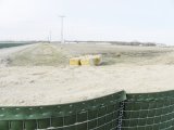 HESCO barrier dike: ready for flood-water that never came