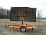 portable programmable sign: Fast Moving Water