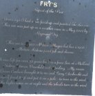 sign: about Raymond Fry Meteor weathervane