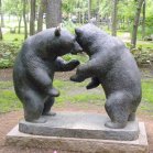 sculpture: Grizzly-bear Cubs