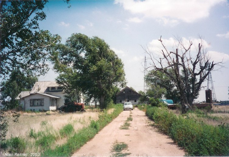 IMG 2003-Aug at GardenCity KS region:  Kansas former KPL Reimer yard