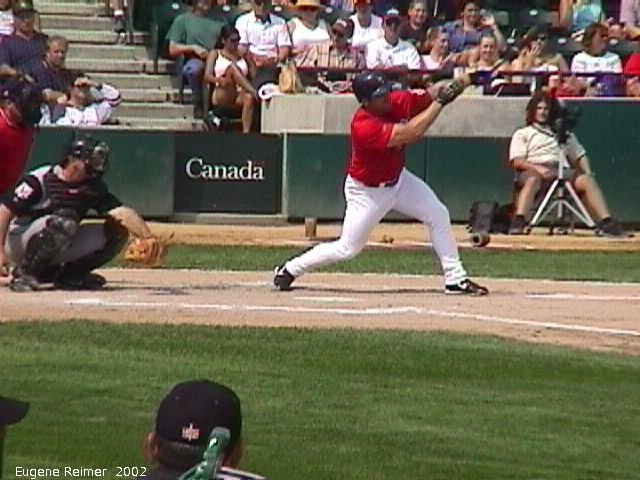 IMG 2002-Aug11 at Winnipeg:  Goldeyes Berrios-swings