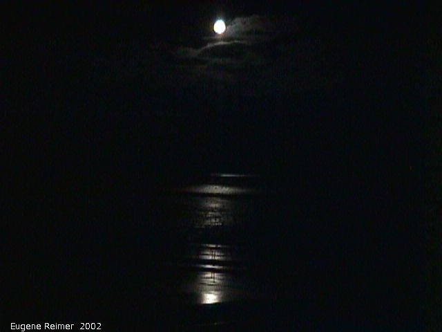 IMG 2002-Oct20 at Oak-Hammock Marsh:  moon on water