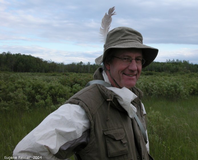 IMG 2004-Jun22 at Tolstoi TGPP:  John with feather in cap