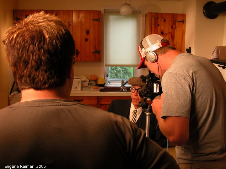 IMG 2005-Jun07 at Freundel house near Anola:  filming indoors