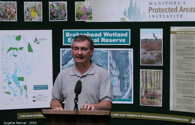 IMG 2005-Jun24 at Ecological Reserve Announcement:  BWER Stan Struthers