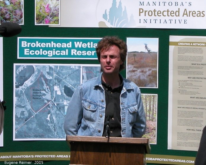 IMG 2005-Jun24 at Ecological Reserve Announcement:  BWER Tony Digger