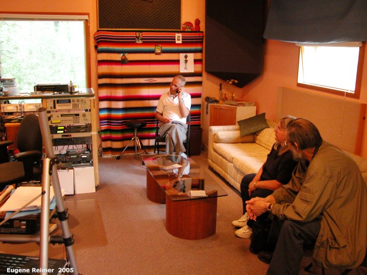 IMG 2005-Jun27 at Norman Dugas Sound-Studio:  sound-studio people waiting