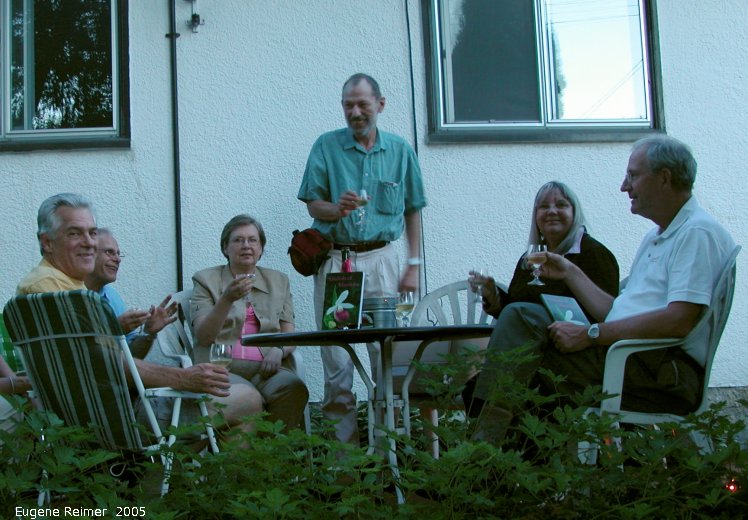 IMG 2005-Jul06 at Iris's backyard:&nbsp; Book-launch the moderate authors pissup