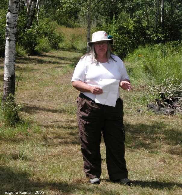 IMG 2005-Aug13 at TGPP:  Prairie-Day-2005 Doris Ames speaking