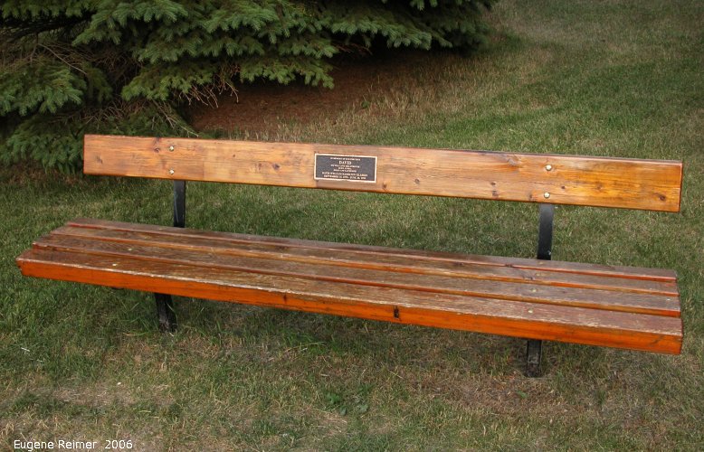 IMG 2006-Jun29 at Bunn's Creek Morris Memorial Walk:&nbsp; bench 1