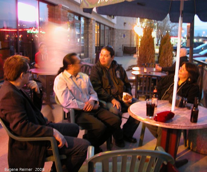 IMG 2008-May15 at the OrbitRoom:  Chasing Benevolence Orbit Room outdoor patio