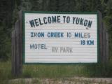 sign: Welcome to Yukon