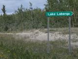 sign: Lake Laberge