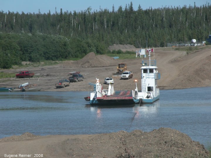 IMG 2008-Jul01 at the PeelRiver-ferry:&nbsp; ferry the Abraham Francis Edmonton