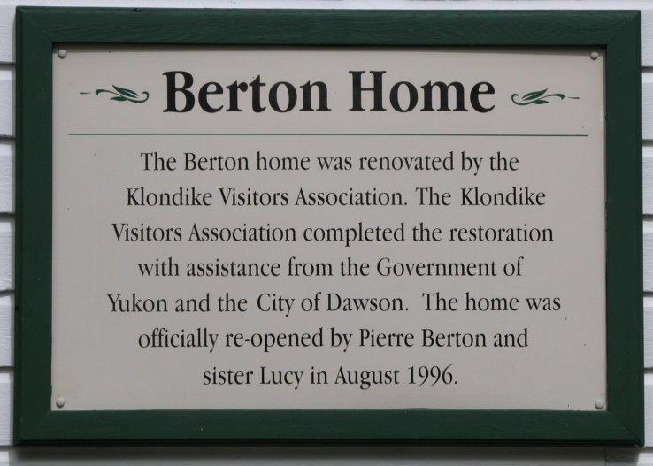 IMG 2008-Jul06 at DawsonCity-YT:  sign on Burton Home