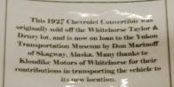 museum-display: in Transportation Museum in Whitehorse-YT
