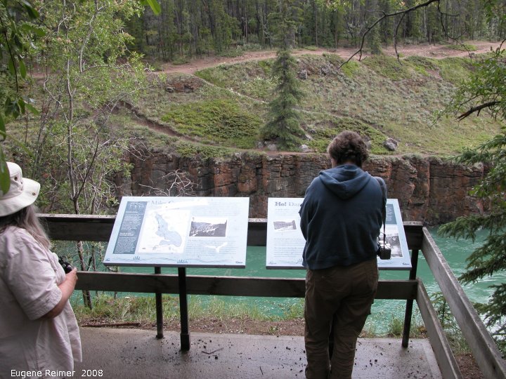 IMG 2008-Jul10 at the MilesCanyonOverlook near Whitehorse-YT:&nbsp; scenery