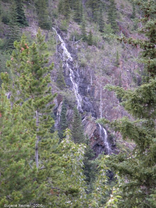 IMG 2008-Jul11 at Alaska-Hwy SE of Muncho-Lake-BC:&nbsp; scenery waterfall