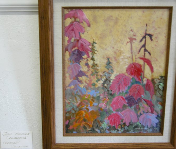 IMG 2008-Jul15 at Beaverlodge-AB:&nbsp; art painting Cranberries by Jean Wagner