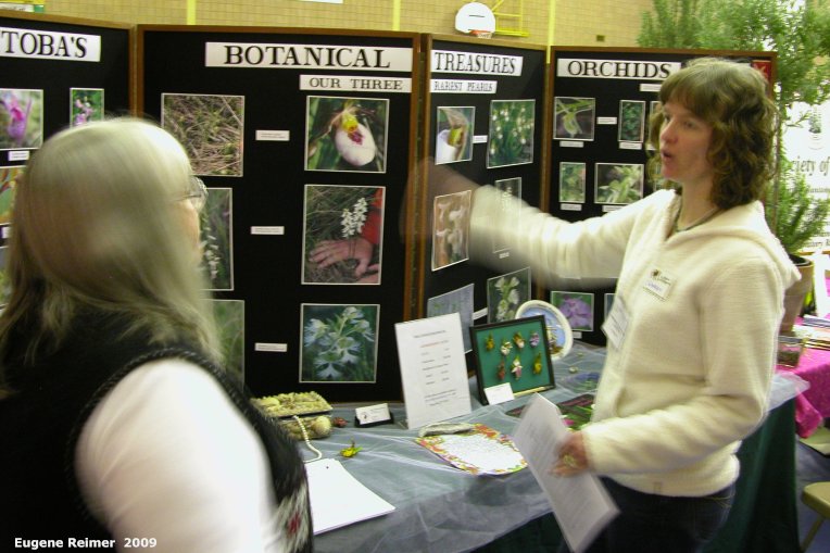 IMG 2009-May09 at Canadian Mennonite University:  display Botanical Treasures at Gardening-Saturday