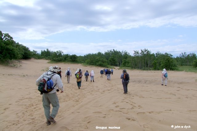 IMG 2009-Jul04 at Portage Sandhills:&nbsp; group-2009 at Portage Sandhills