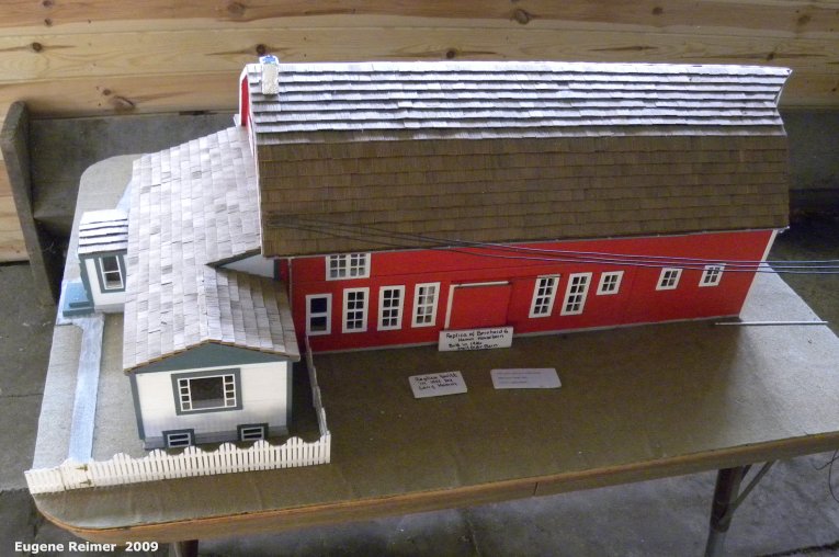 IMG 2009-Oct18 at NeuBergthal:&nbsp; museum-display replica of Bernard G Hamm housebarn 1926