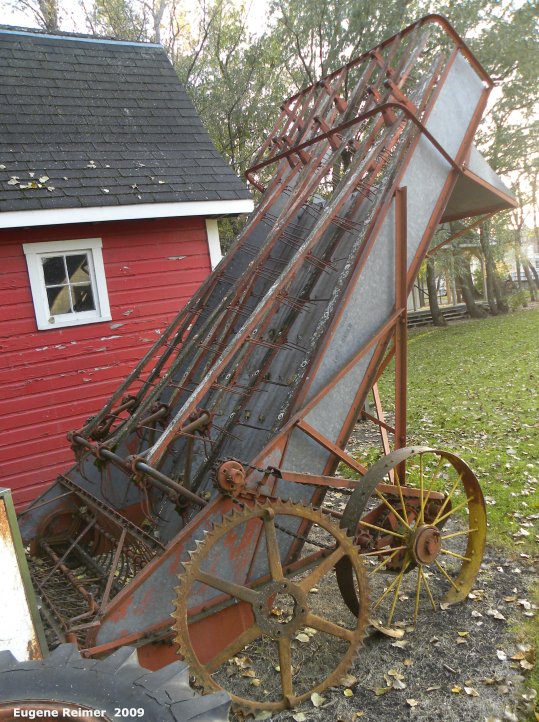 IMG 2009-Oct18 at St-Joseph:&nbsp; farm-machinery in Musee St-Joseph