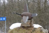 the: Canada Goose driveway marker