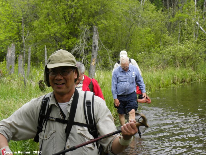 IMG 2010-Jun05 at Hadashville Ski Trails:&nbsp; group-2010 crossing stream
