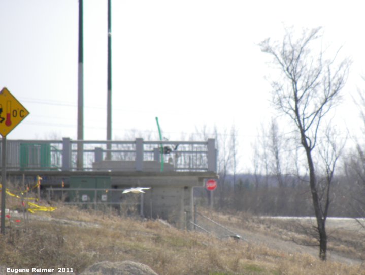 IMG 2011-Apr29 at St-Mary's Rd and SE-Winnipeg or East side of Red River:  Floodway gate from East side