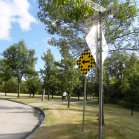 sign: NotreDame and Maisonneuve on East side of Seine