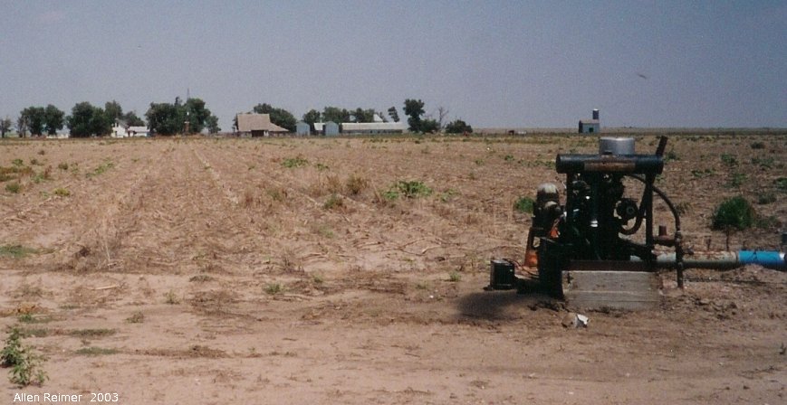 IMG 2003-Aug at GardenCity KS region:  Kansas Irrigation-pump on former KPL Reimer farm