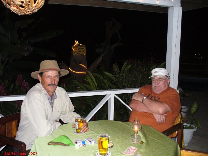 IMG 2007-Feb at Belize:  Belize Alvin Reimer and Gordon Krentz